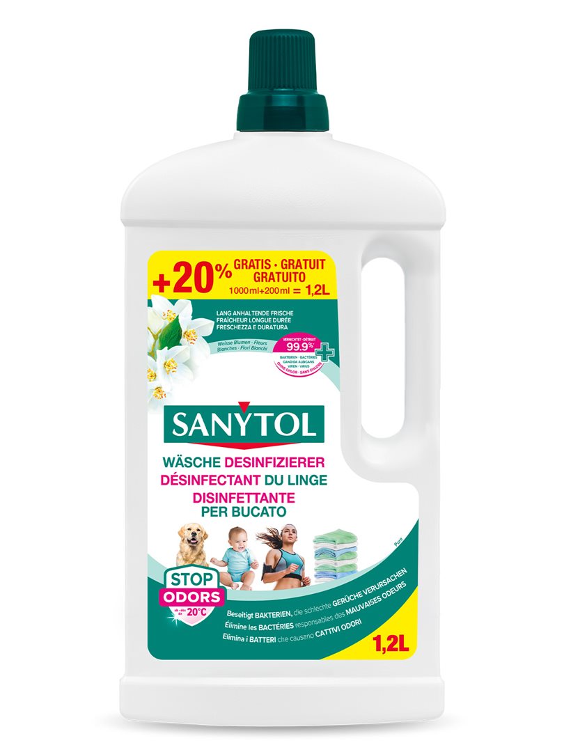 Sanytol Wäsche Desinfizierer +20% gratis Fl 1.2 lt