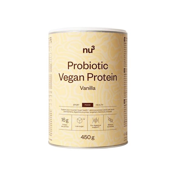 nu3 Probiotic Vegan Protein 450 g