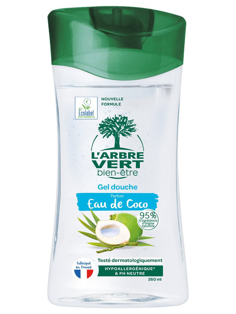 LARBRE VERT crème douche eau de coco fl 260 ml
