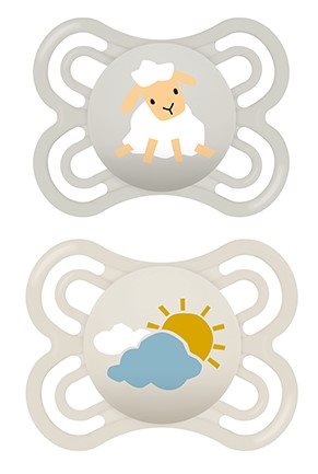 MAM Perfect Nuggi Silikon 0-6 Monate Unisex 2 Stk