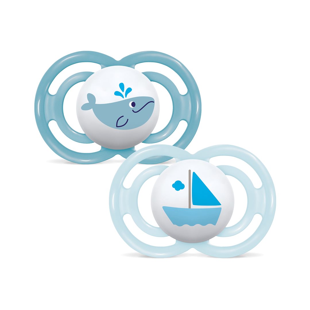 MAM Perfect lolette silicone 6-16 mois Boy 2 pce