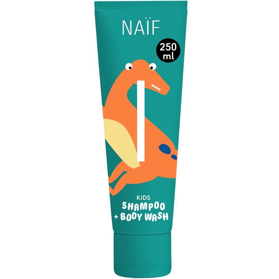 NAIF Kids Shampoo & Body Wash 250 ml x 3 Stk