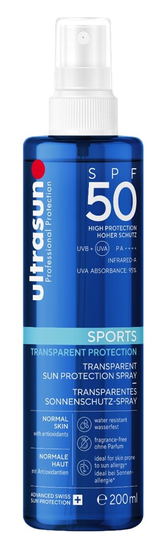 Ultrasun Sports Spray SPF50 200 ml