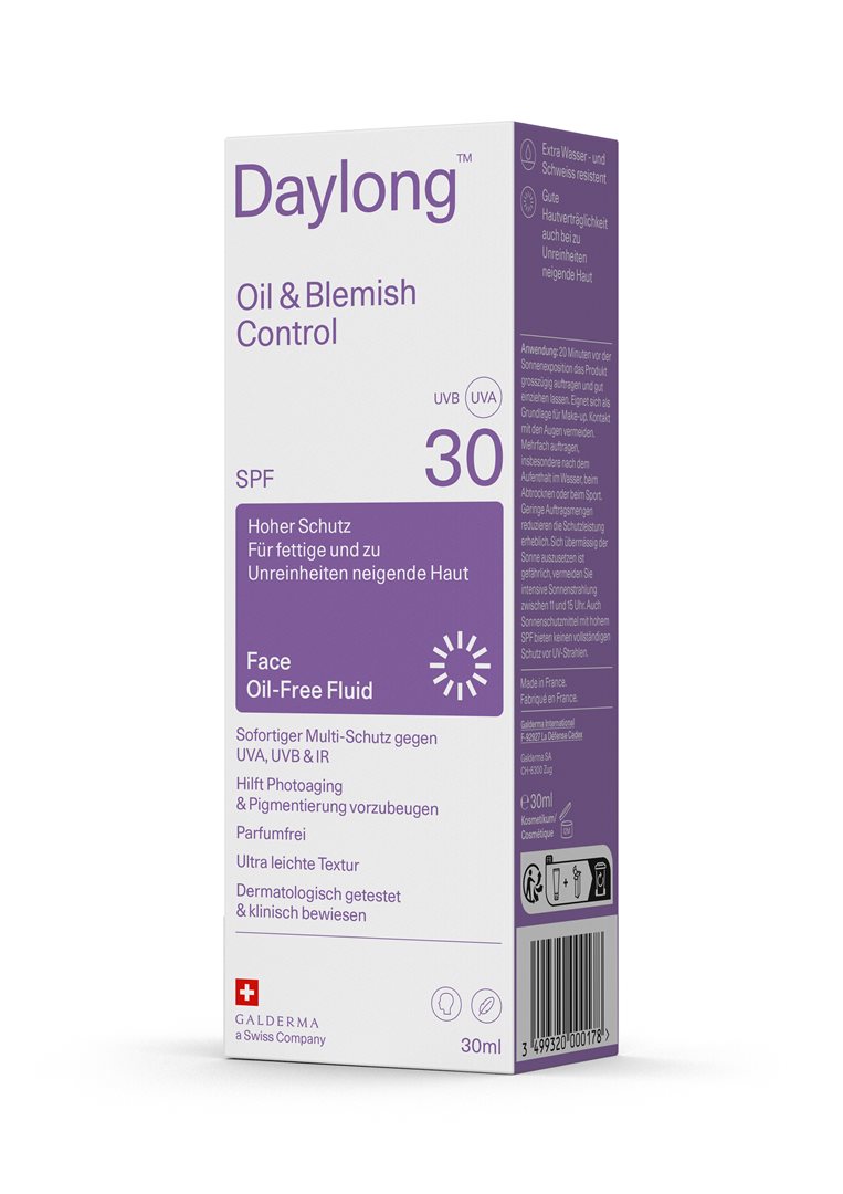 DAYLONG Oil&Blem Contr Oil-Free Flu SPF30 Tb 30 ml x 2 Stk