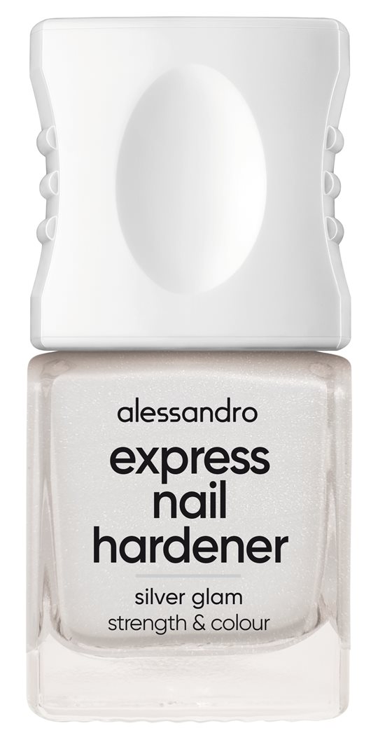 ALESSAN Express Nail Hardener Silver Glam 10 ml x 3 Stk