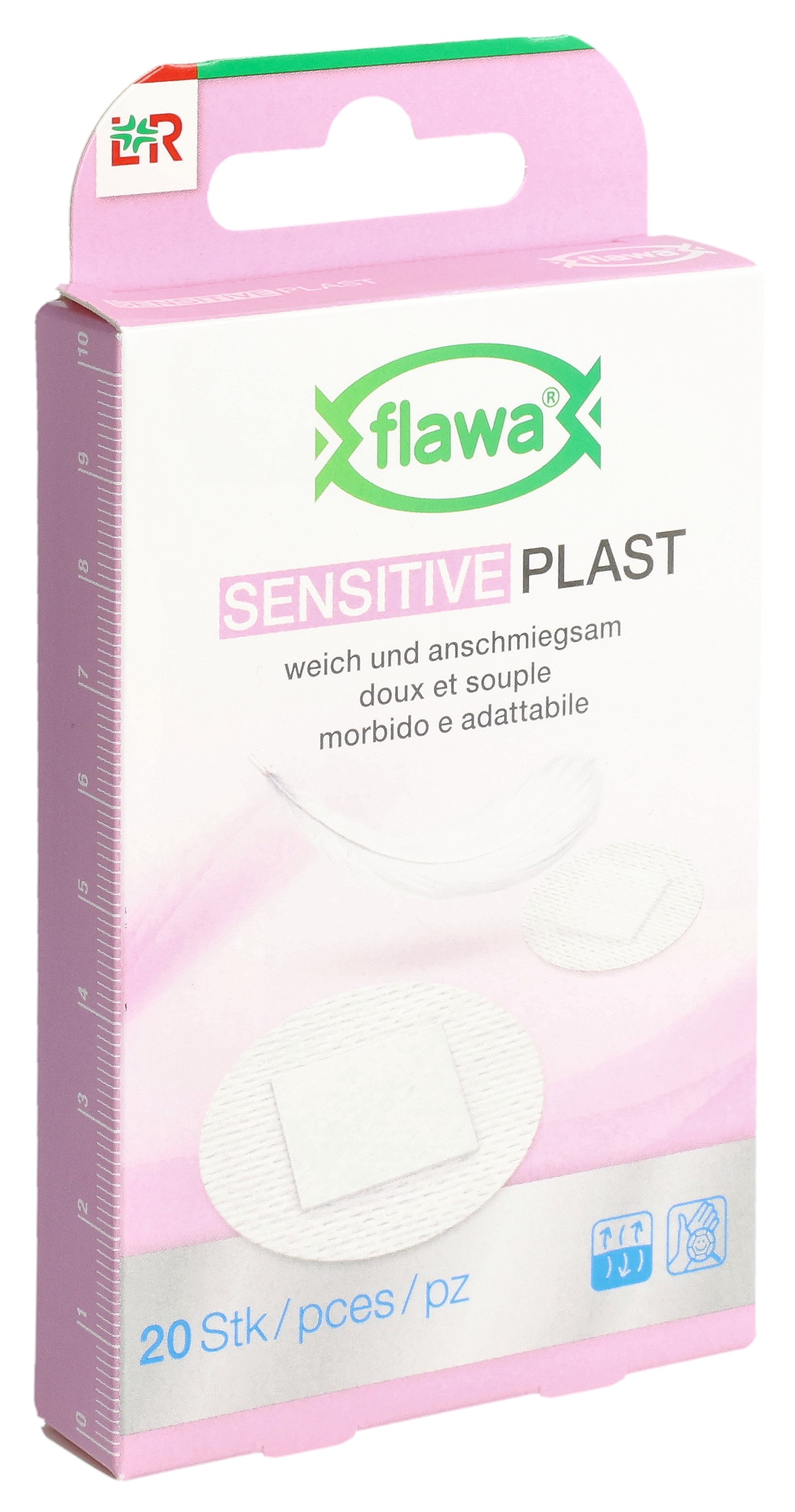 Flawa Sensitive Plast pansements 2.2cm rond 20 pce