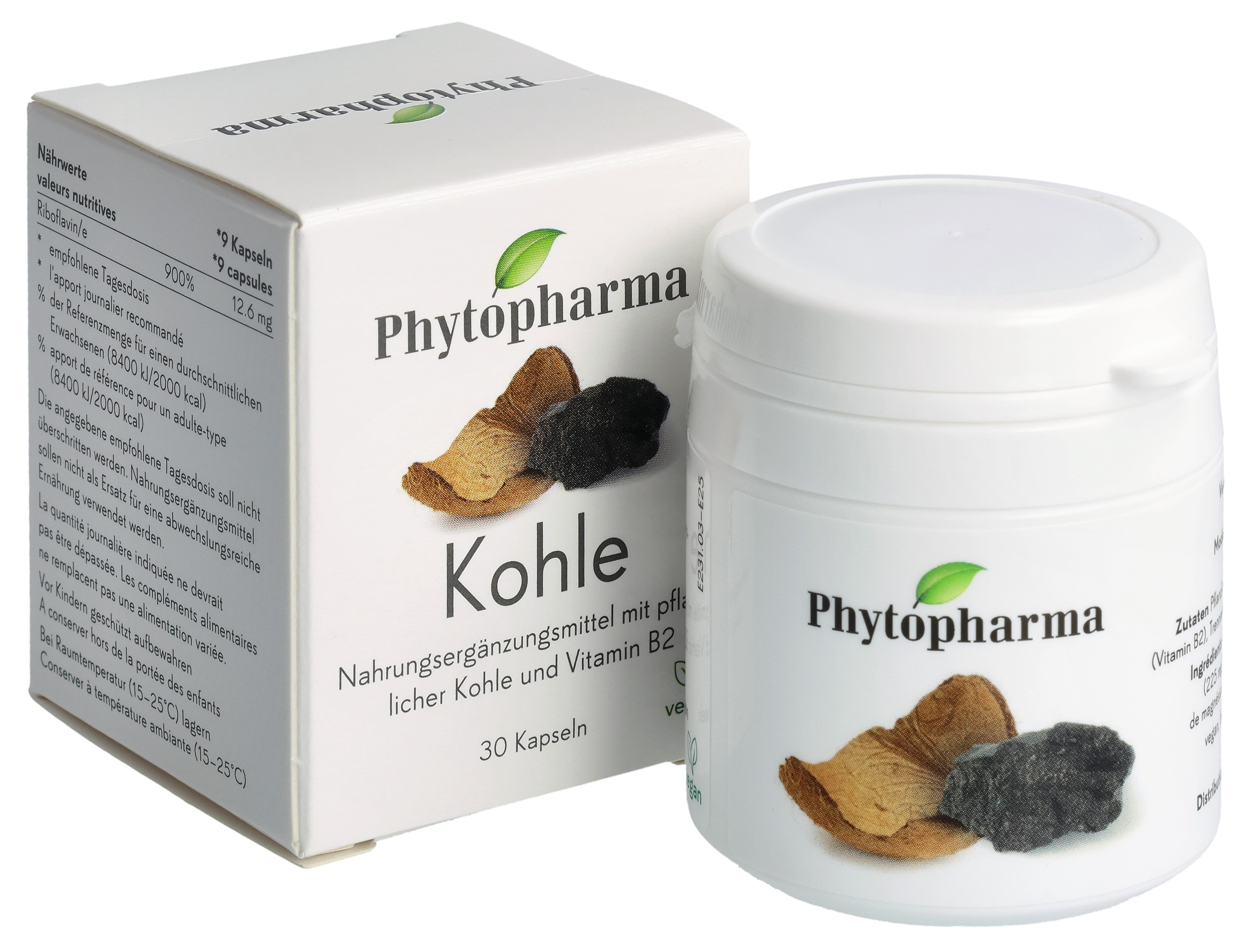 Phytopharma Charbon caps 30 pce