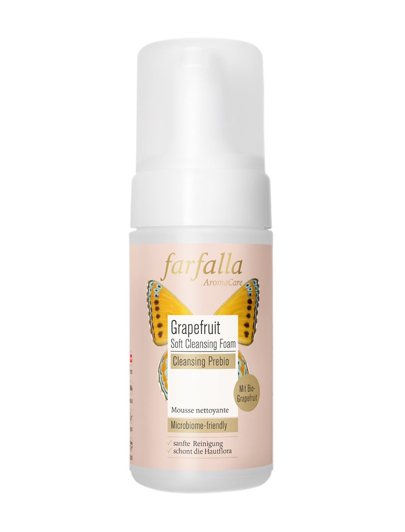 farfalla Soft Cleansing Foam Grapefruit Disp 120 ml