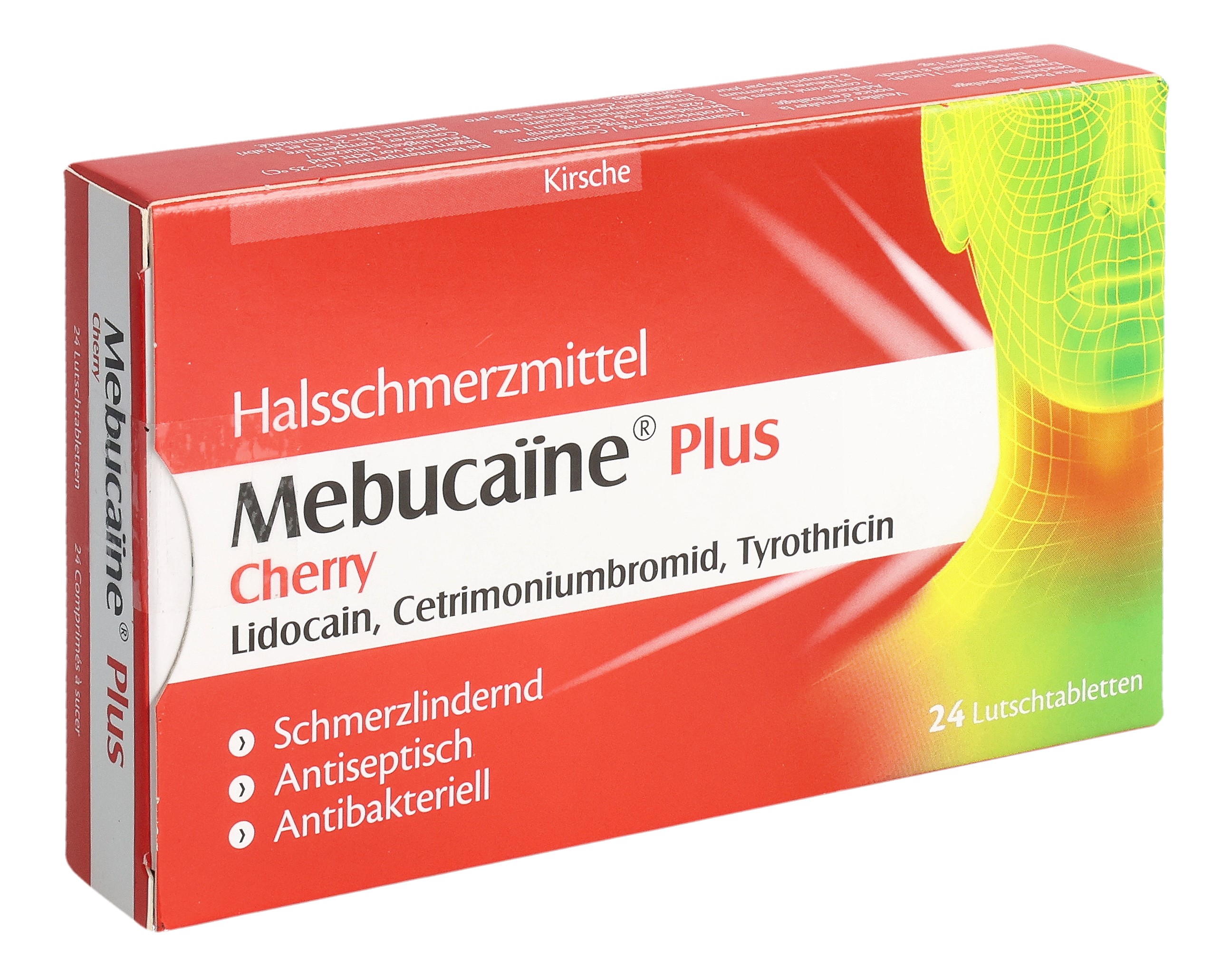 Mebucaïne Plus Cherry Lutschtabl 24 Stk