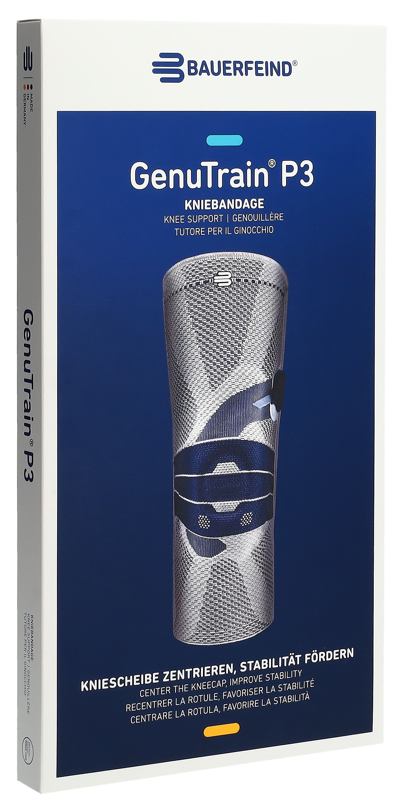 BAUERFEIND GenuTrain P3 Gr6 titan droite