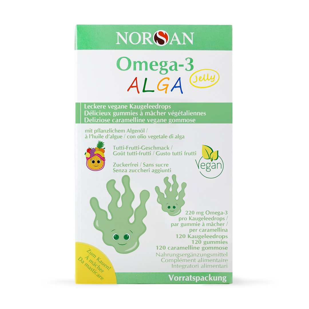 NORSAN Omega-3 ALGA Jelly vegan Blist 120 Stk