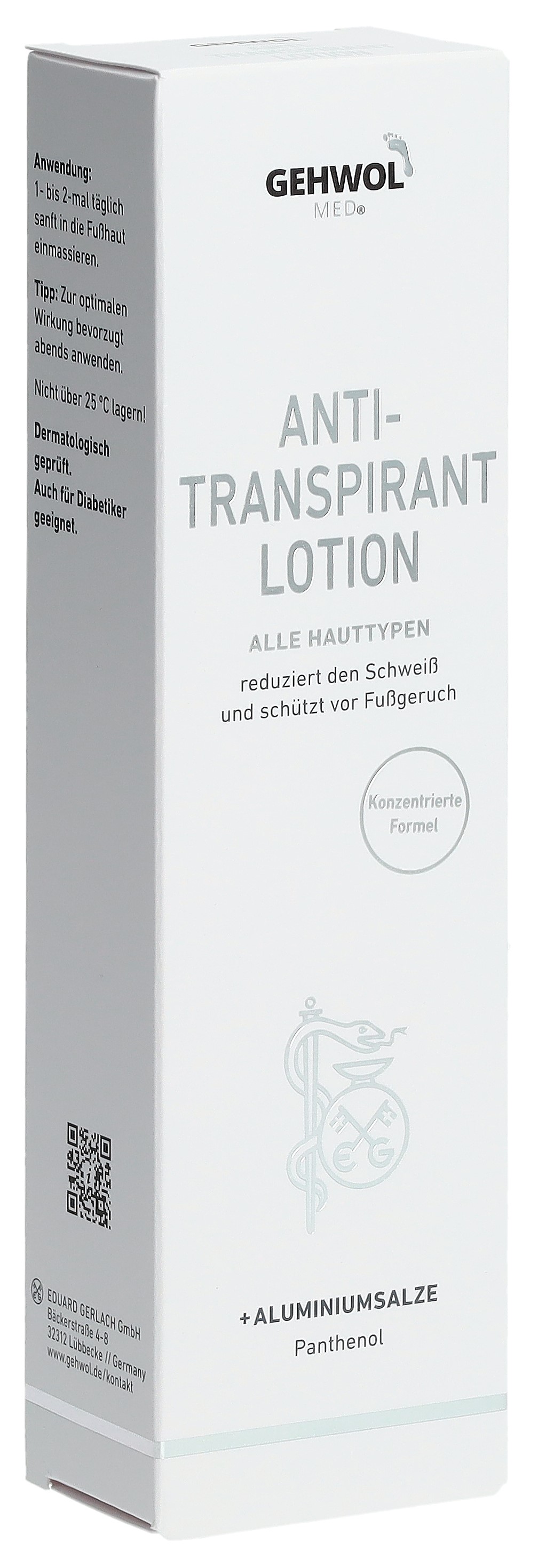 Gehwol MED Antitranspirant Lot Tb 125 ml