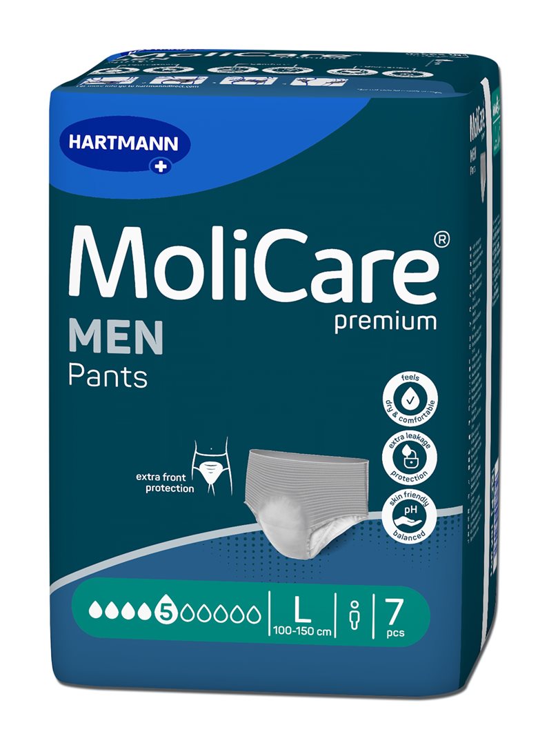 MoliCare Premium Men Pants L 5 gouttes sach 7 pce