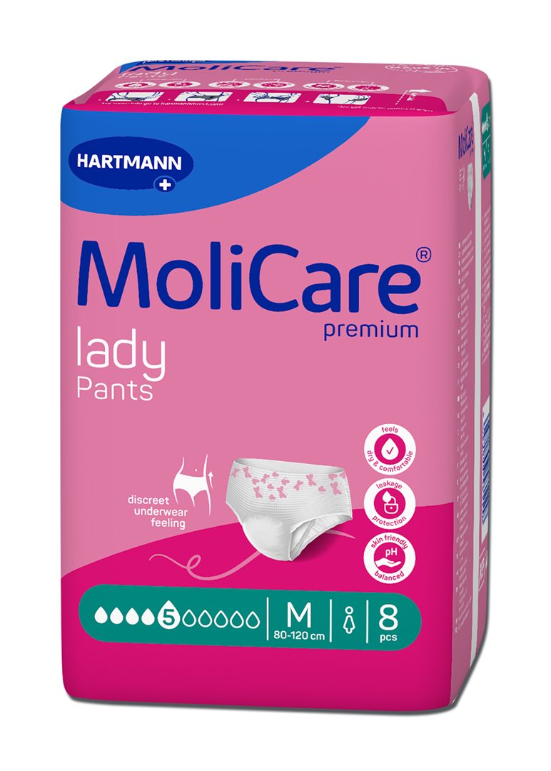 MoliCare Premium Lady Pants M 5 gouttes sach 8 pce