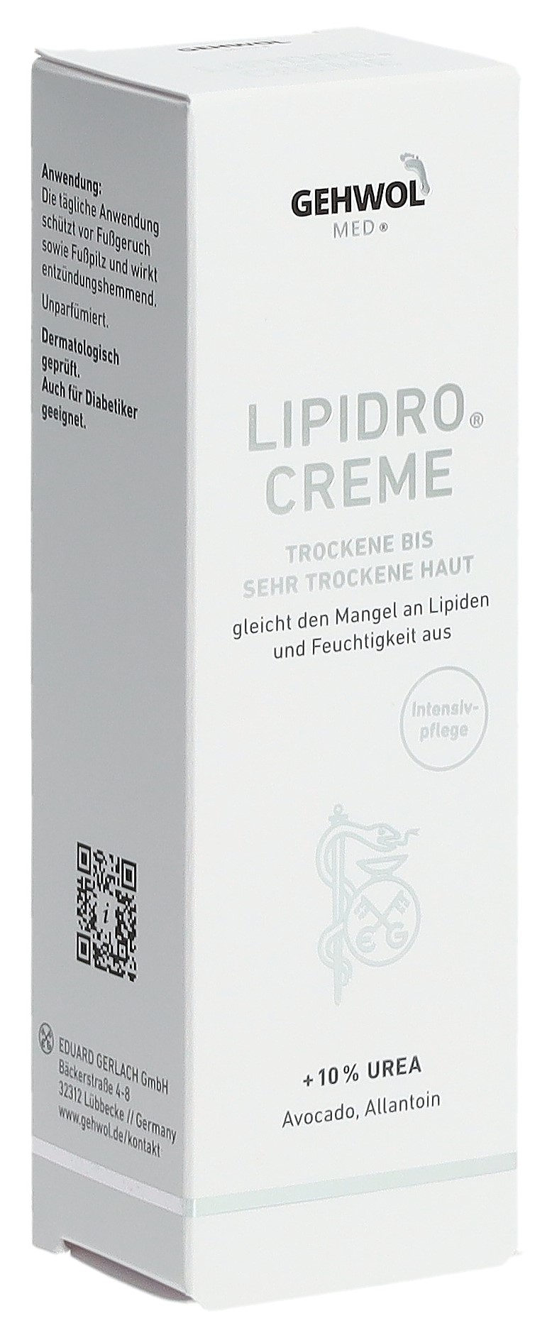 Gehwol MED Lipidro Creme mit 10% Urea Kunststofftube 40 ml