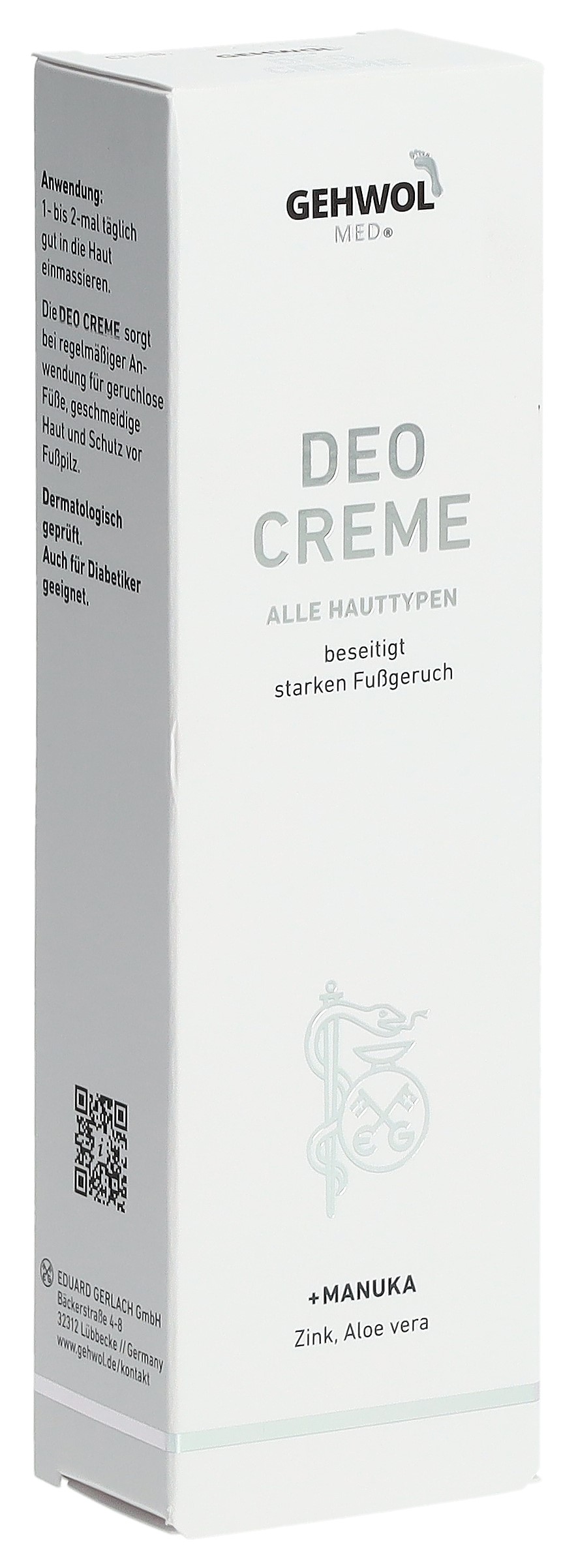 Gehwol MED Deo Creme Tb 75 ml