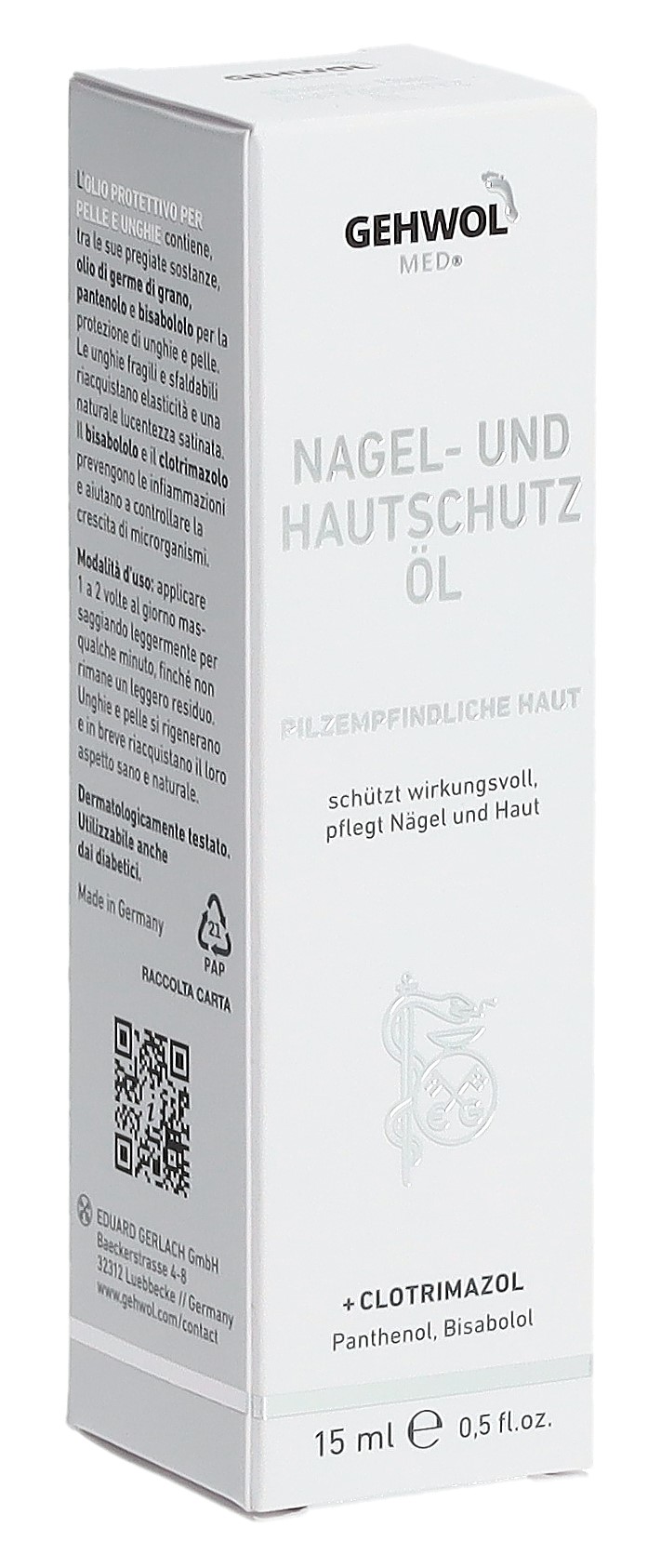 Gehwol MED olio protettivo per pelle e unghie D/I fl 15 ml