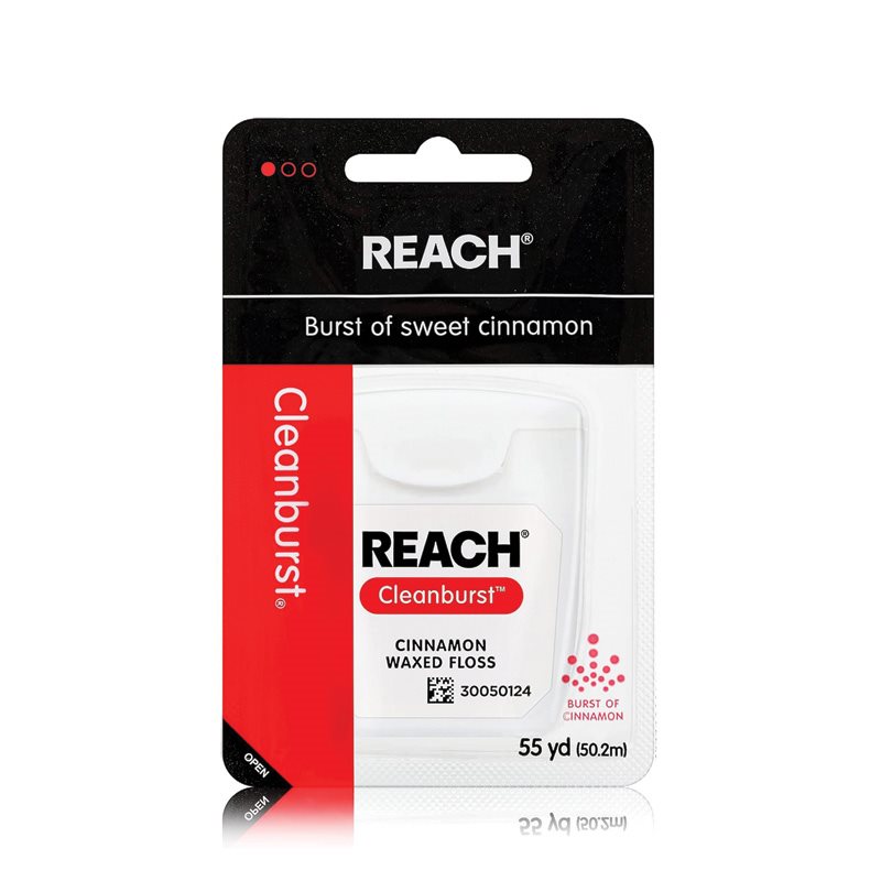 Reach dental floss cleanburst cannelle ciré dist