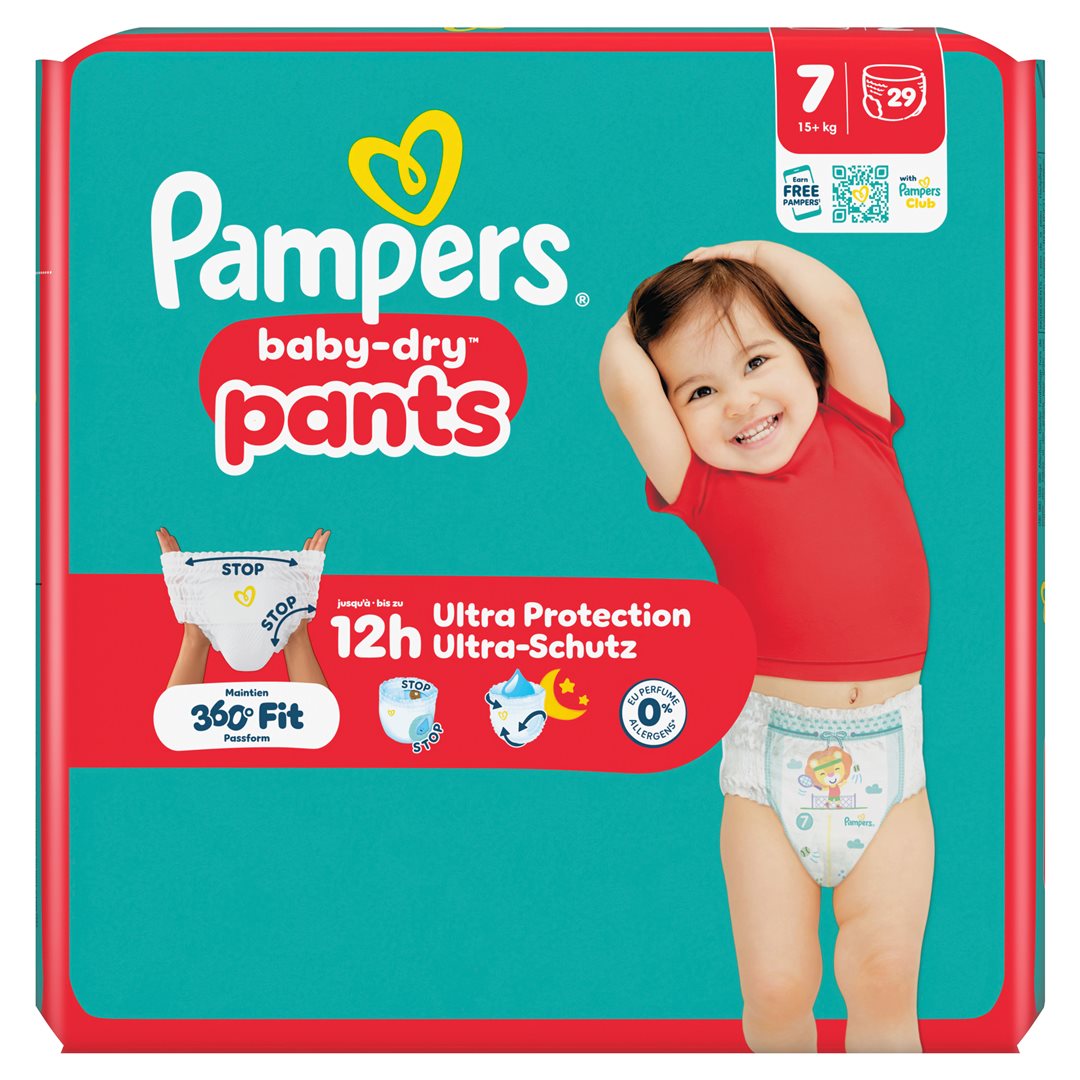 Pampers Baby Dry Pants Gr7 15+kg Extra Large pack économique 29 pce