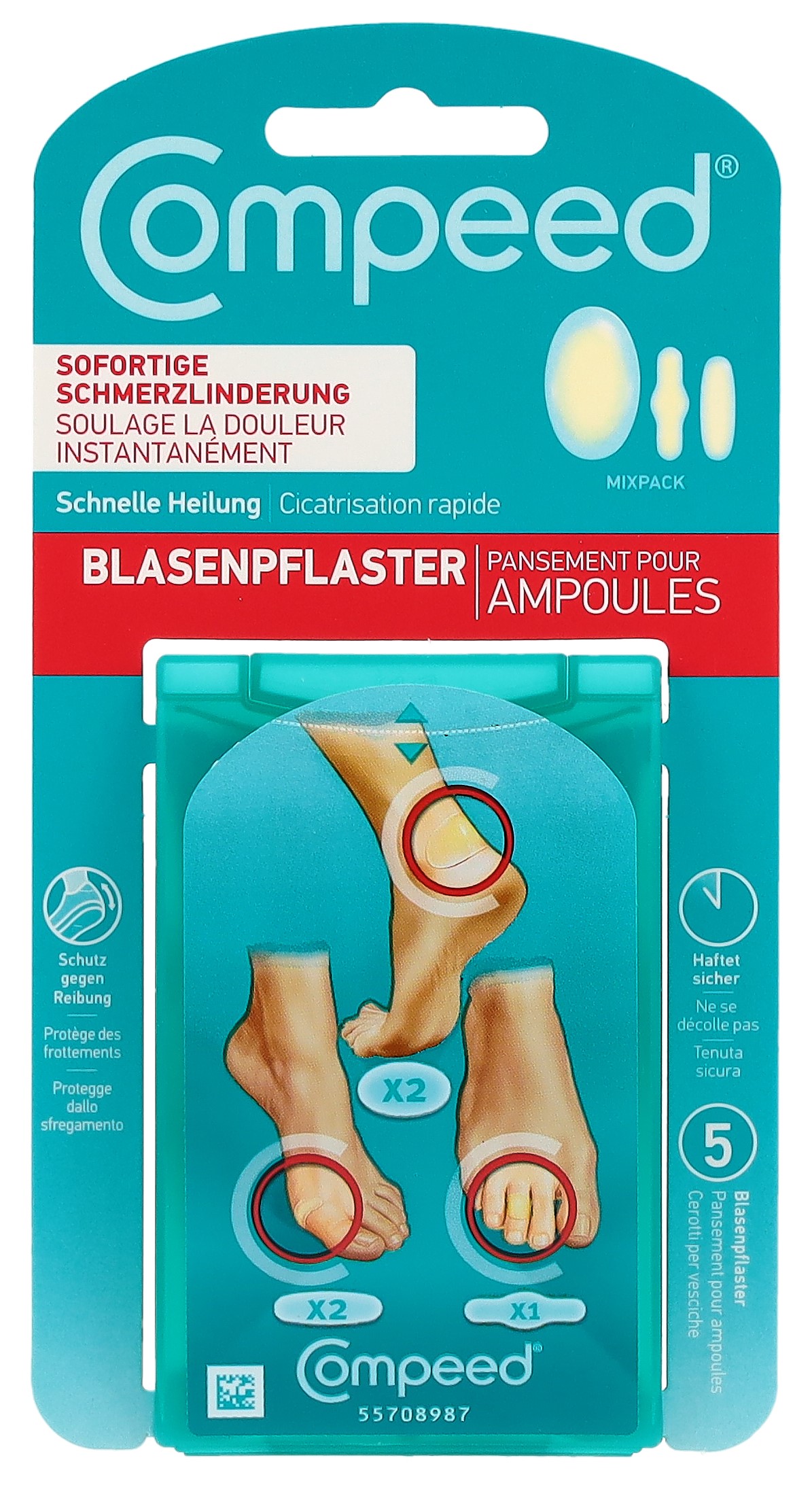 COMPEED Blasenpflaster Mixpack 5 Stk