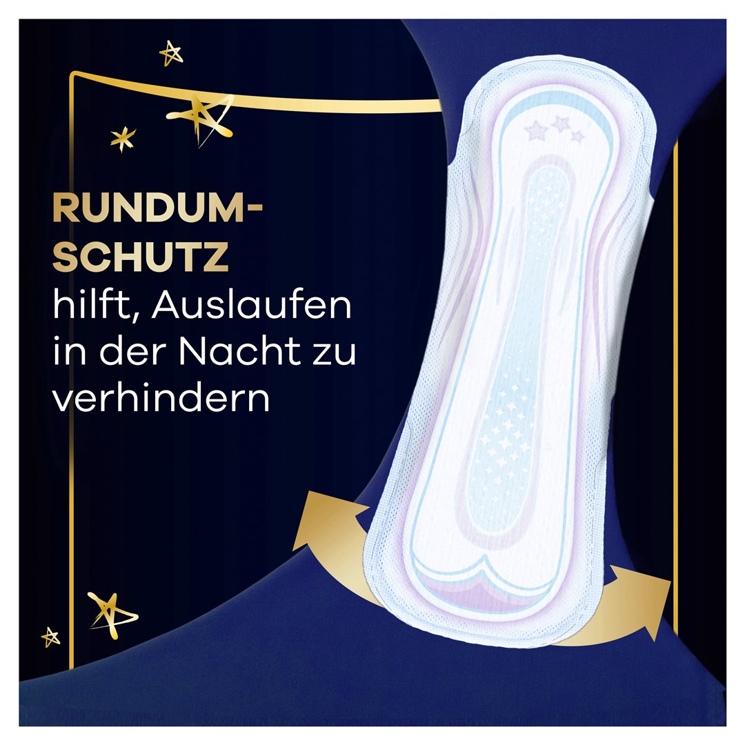 always Ultra serviette hygiènique Gr5 Secure Night Extra avec ailettes BigPack 14 pce