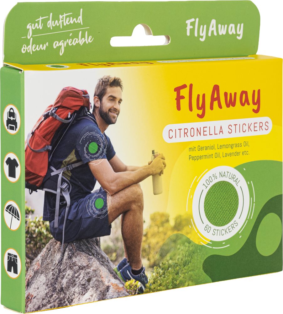 FLYAWAY Duftaufkleber grün Box 60 Stk