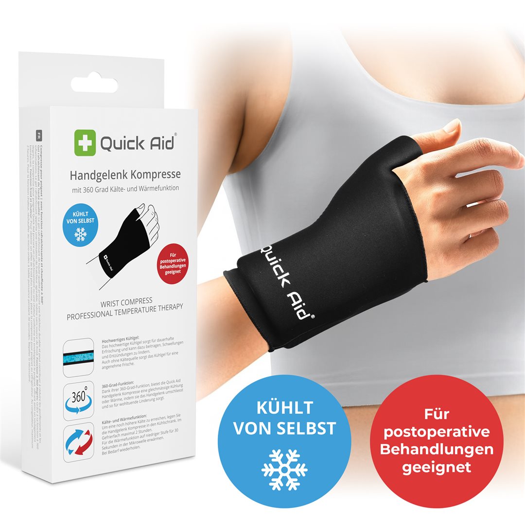 QUICK AID Handgelenk Kompresse L x 2 Stk