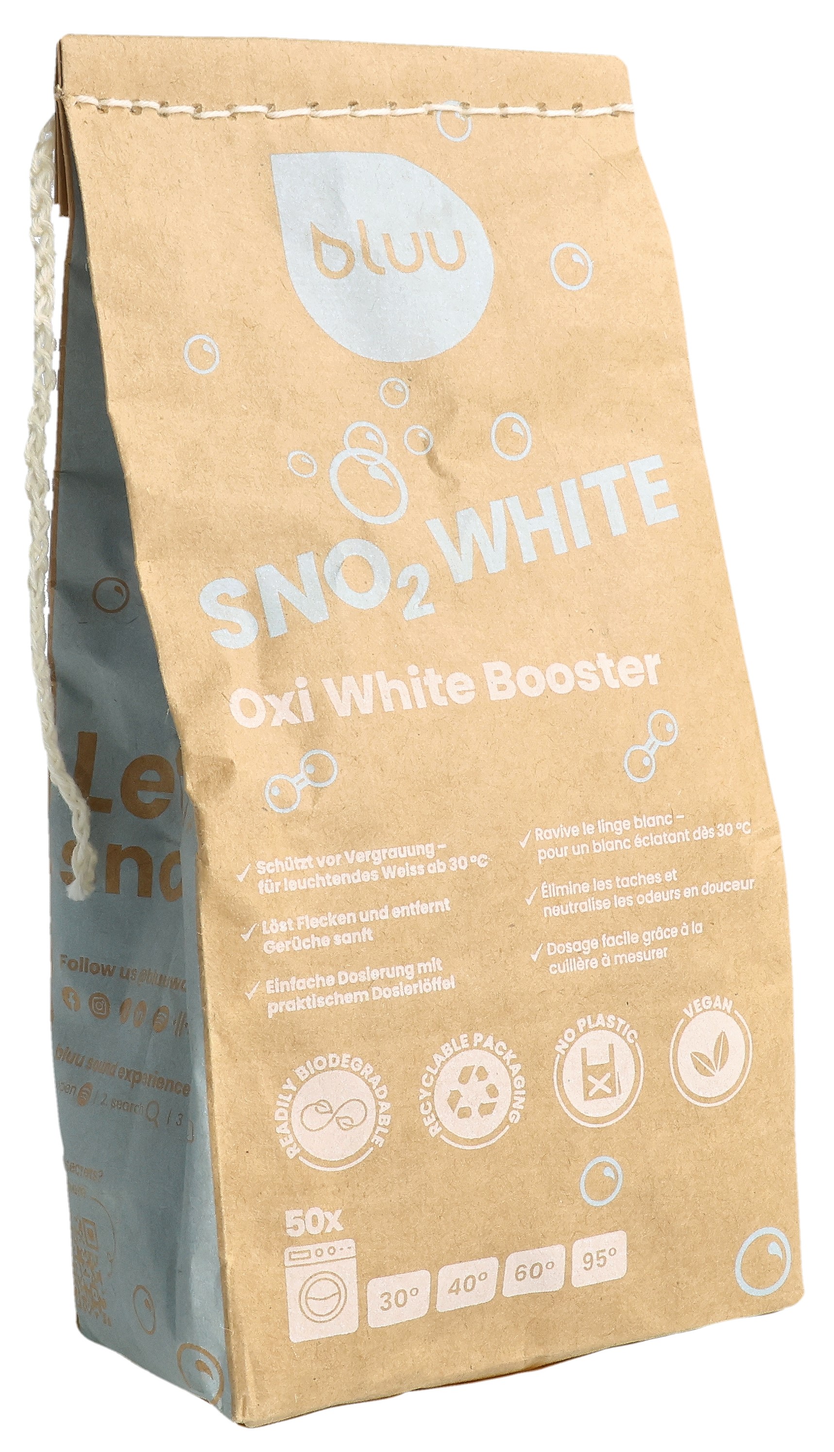 bluu Oxi White Booster snO2 white Btl 750 g