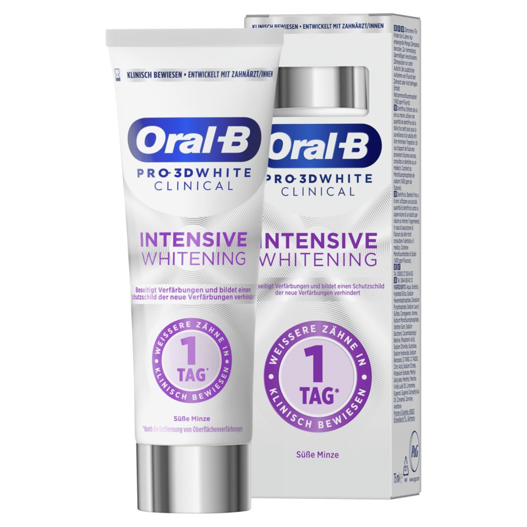 Oral-B dentifrice whitening menthe tb 75 ml