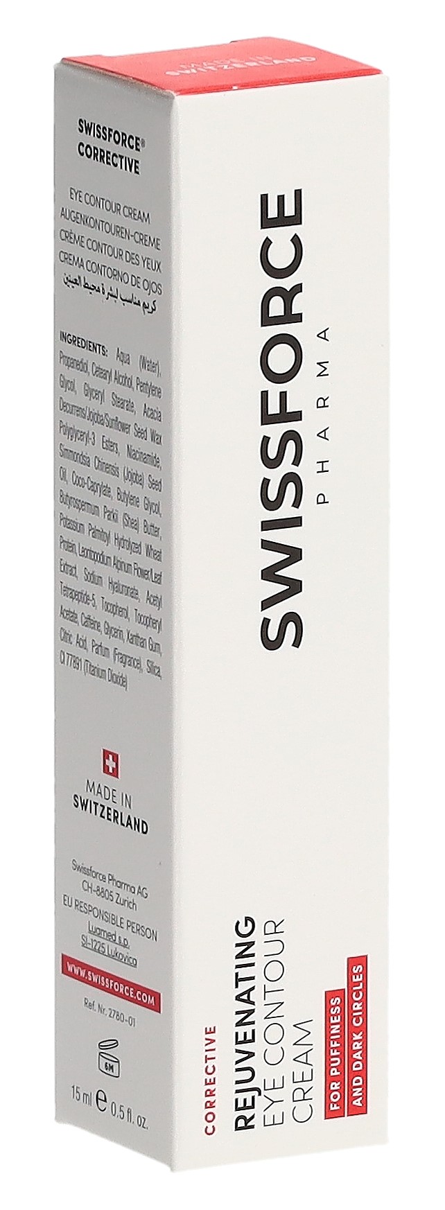 SWISSFORCE crème contour des yeux revitalisante tb 15 ml