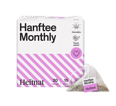 HEIMAT Hanftee Monthly Btl 15 Stk x 3 Stk