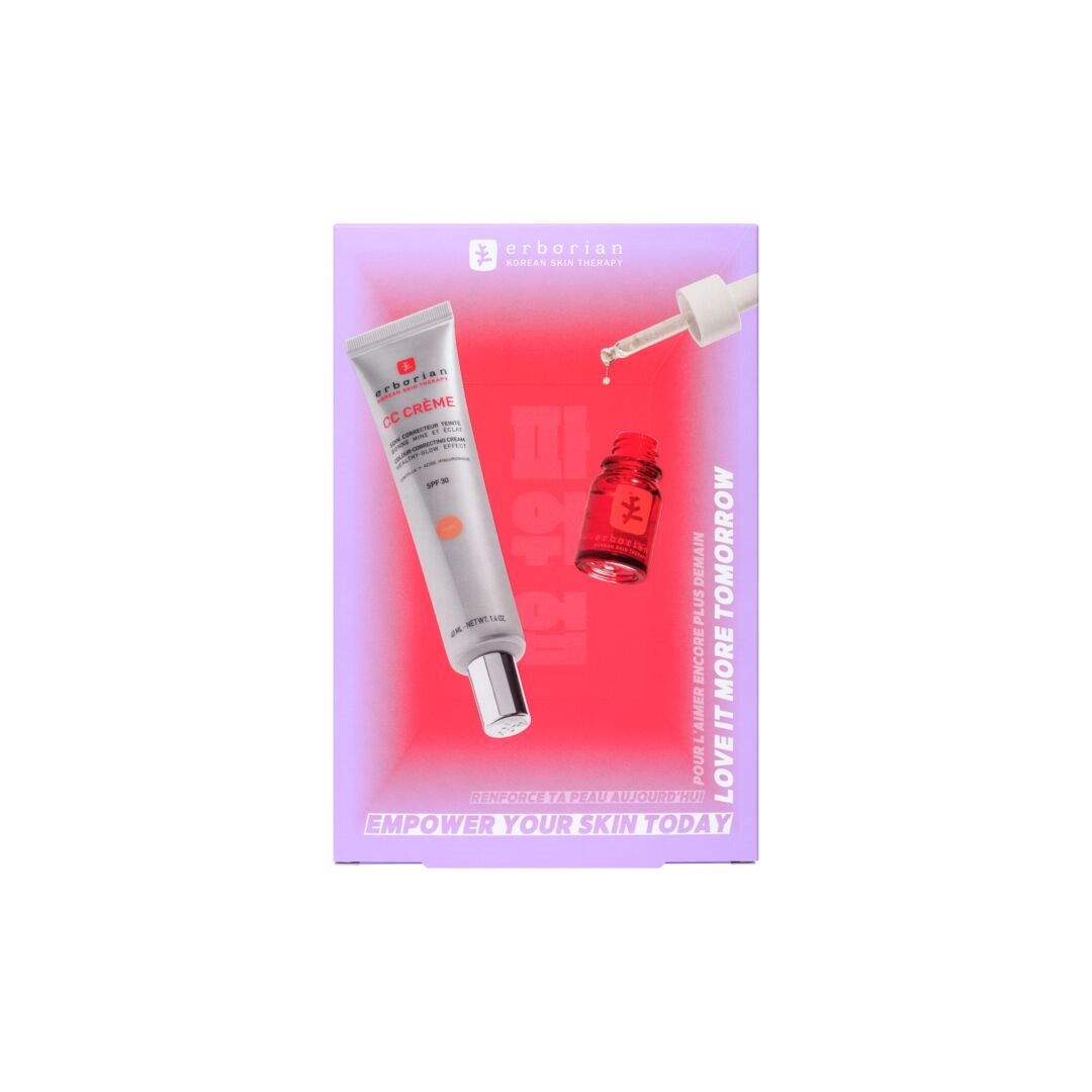 Erborian Kit CC Doré + Skin Therapy 40/10ml