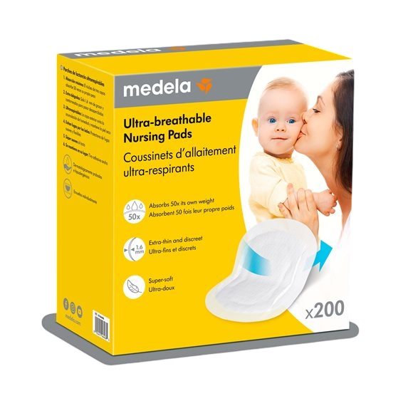 Medela coussinets dallaitement ultra-respirants 200 pce