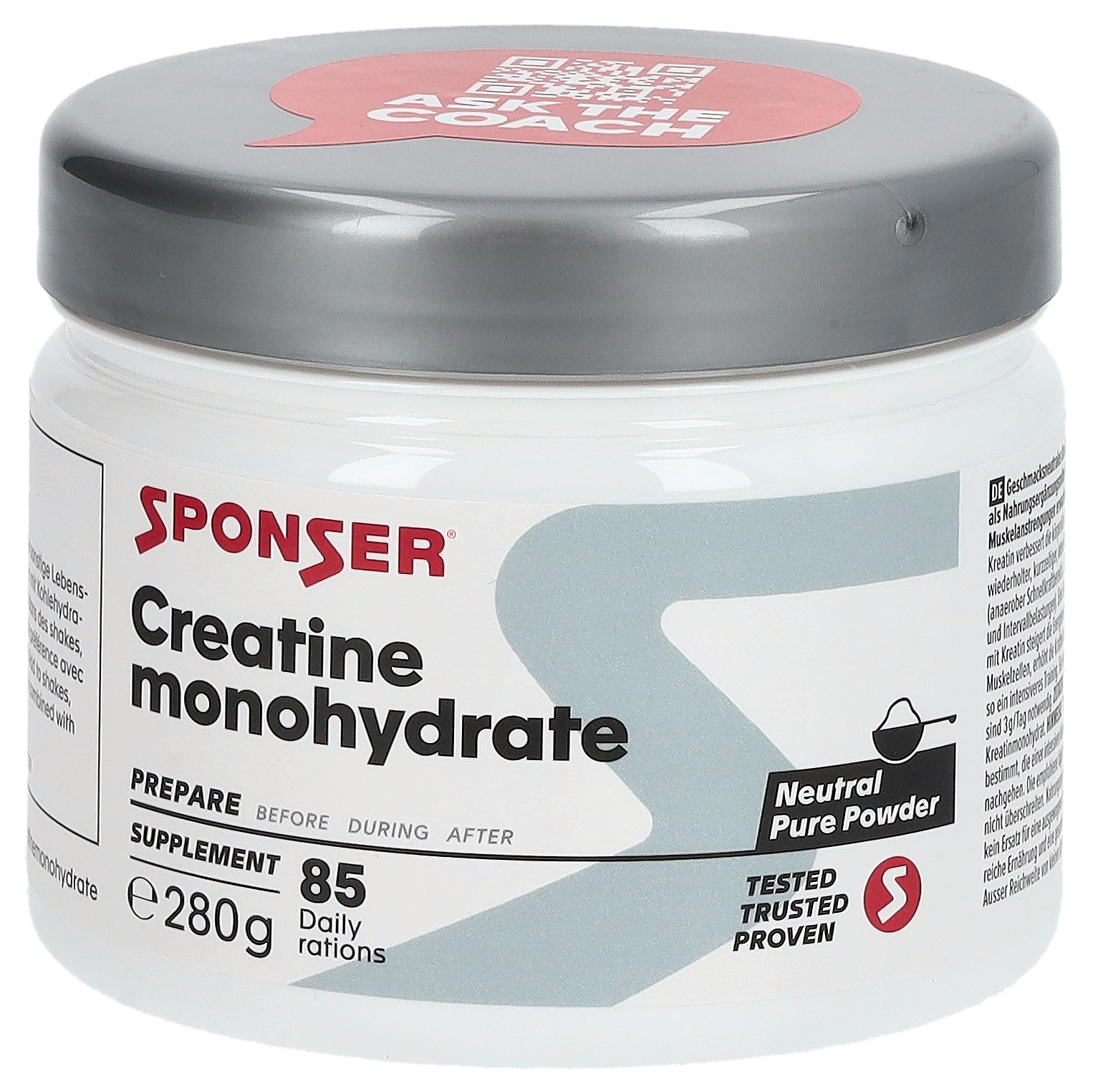 SPONSER Creatine Monohydrate Plv Ds 280 g x 2 Stk