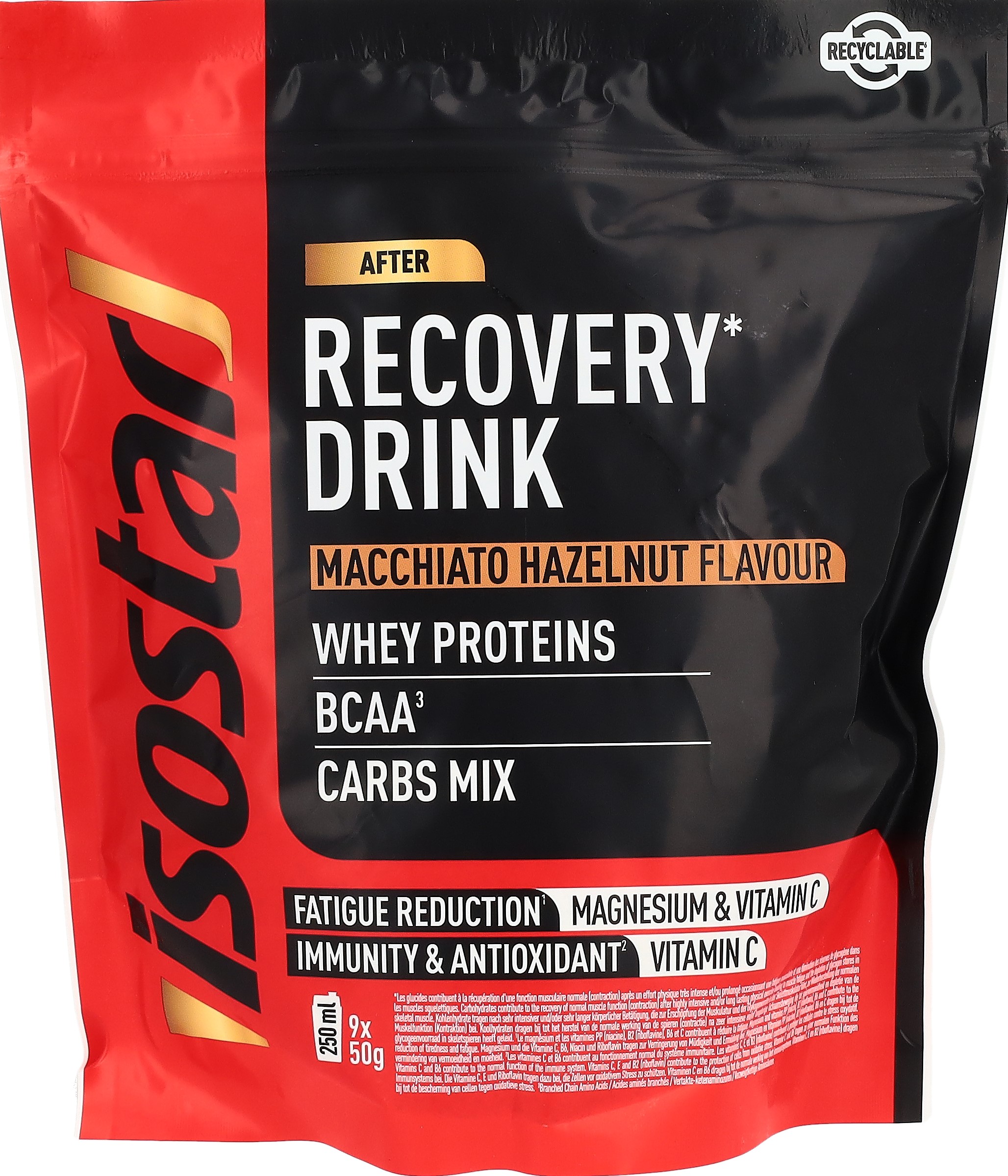 Isostar Long Energy Power Recovery Powder Macchiato Hazelnut 450 g