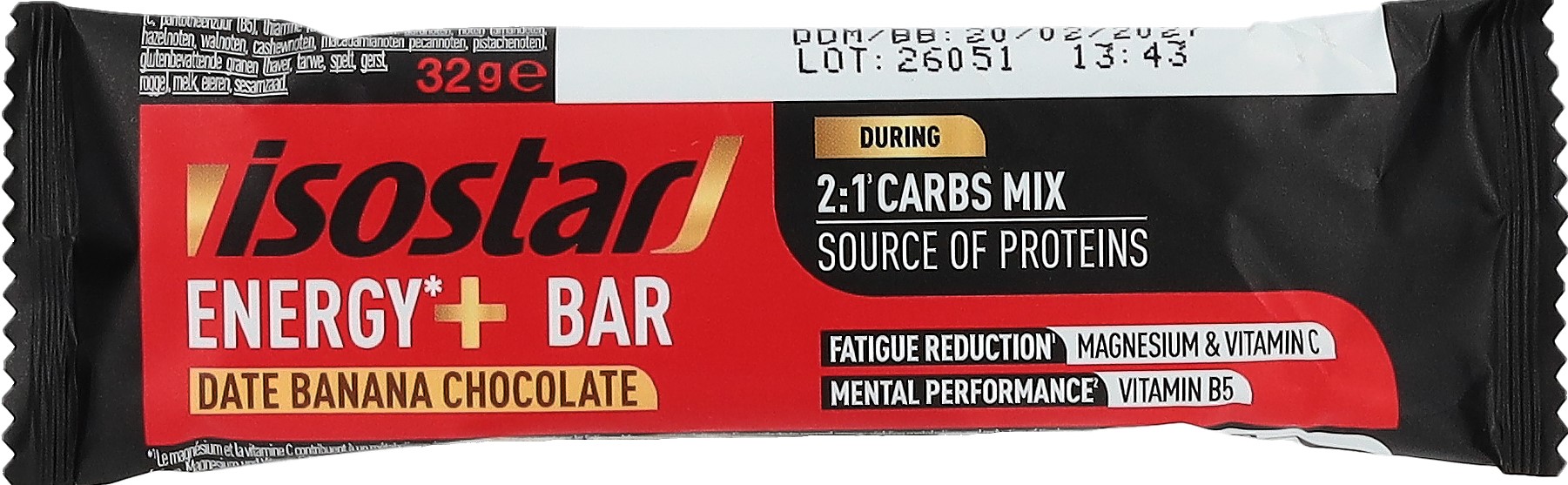 Isostar Long Energy Bar Banana Chocolate 32 g