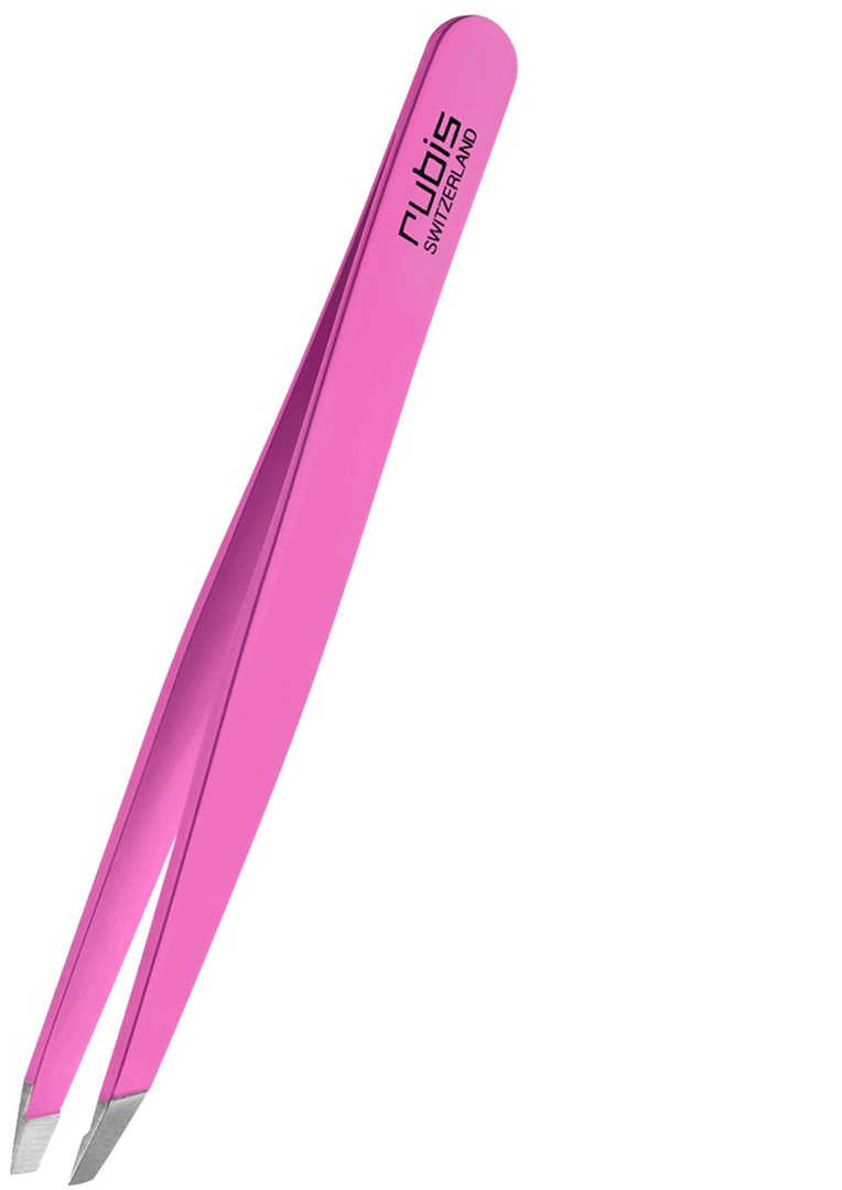 RUBIS Pinzette schräg Inox red purple x 2 Stk