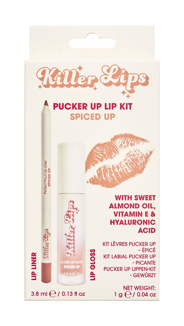 Killer Lips Pucker Up Lip Kit Spiced Up Box 3.8 ml