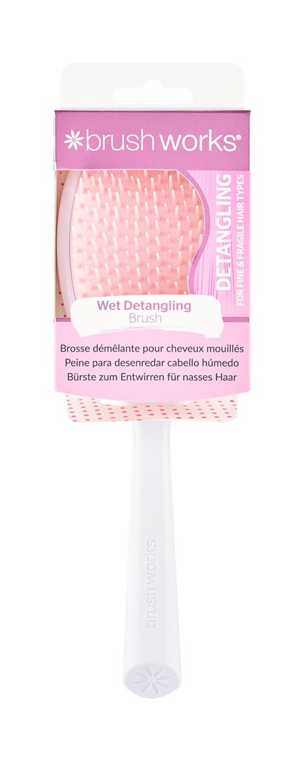 Brushworks wet detangling hair brush box