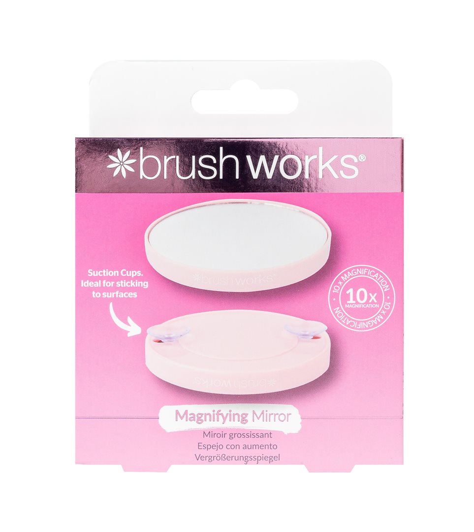 Brushworks magnifying mirror 10x magnification box
