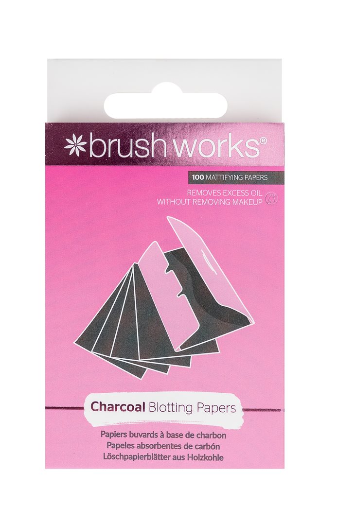 Brushworks charcoal blotting papers box 100 pce