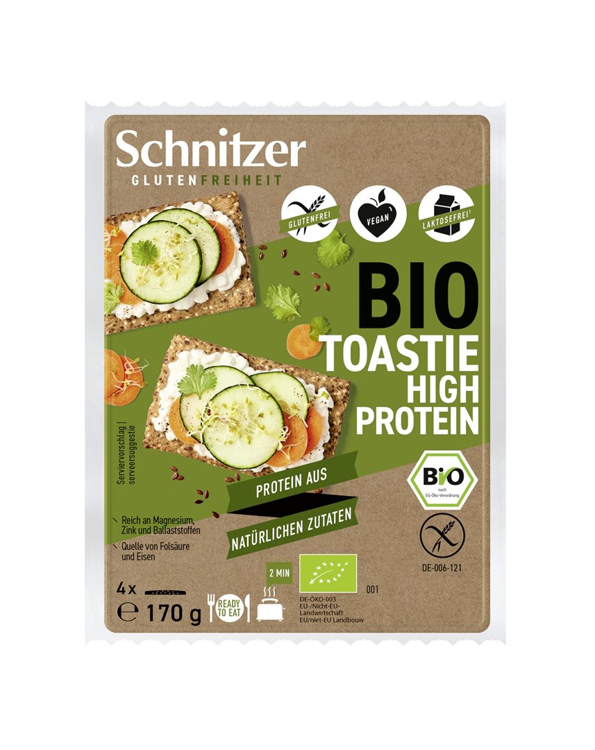 Schnitzer High-Protein Toastie Bio Btl 170 g