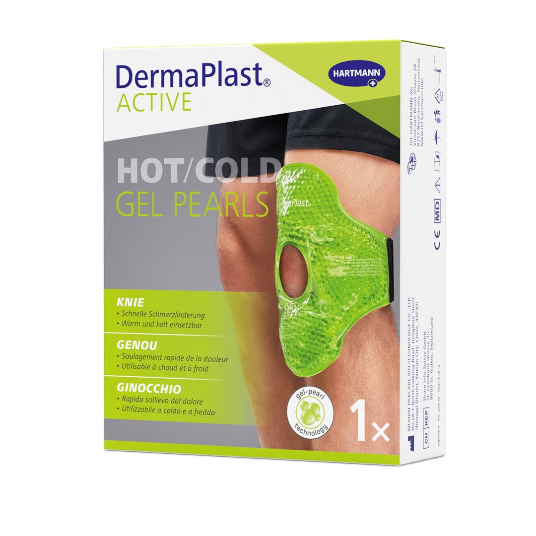 DERMAPLAST Active Hot & Cold Pearls Knee x 2 Stk