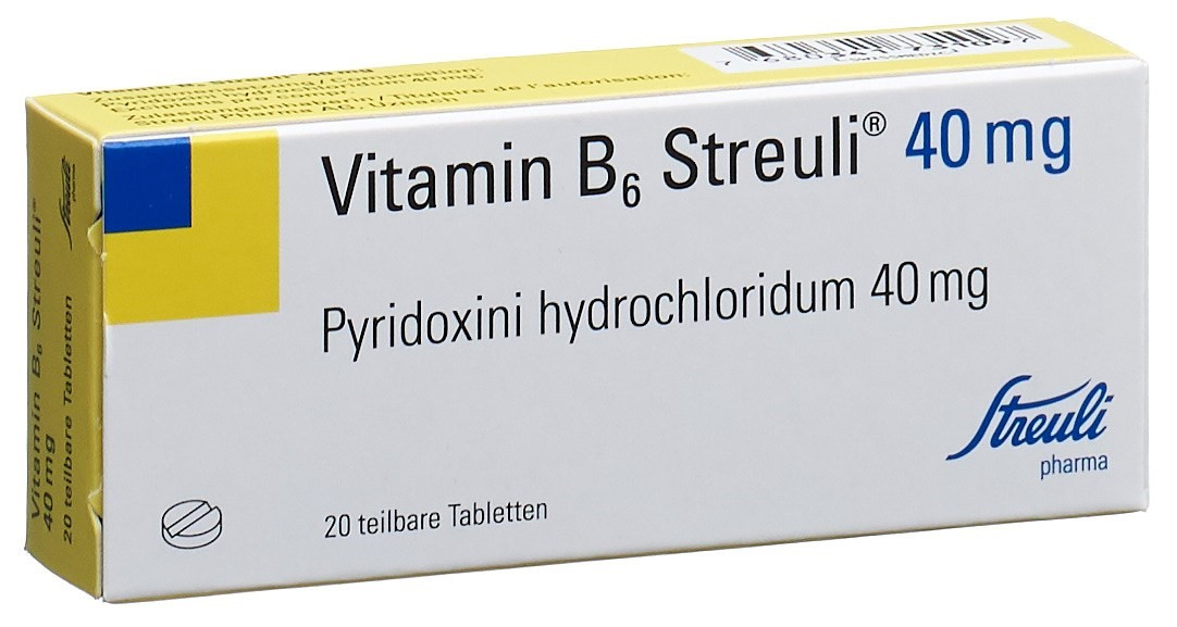 Vitamin B6 Streuli 40 mg 20 Tabletten