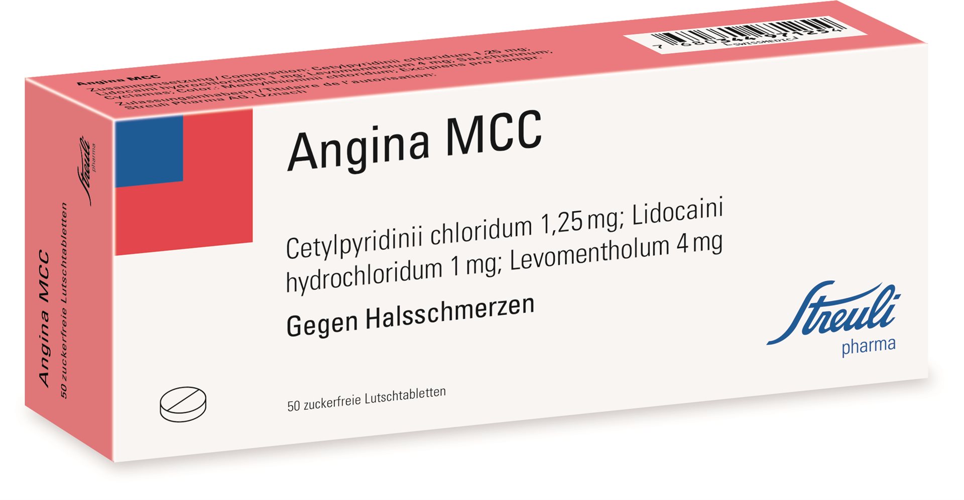 Angina MCC 50 zuckerfreie Lutschtabletten