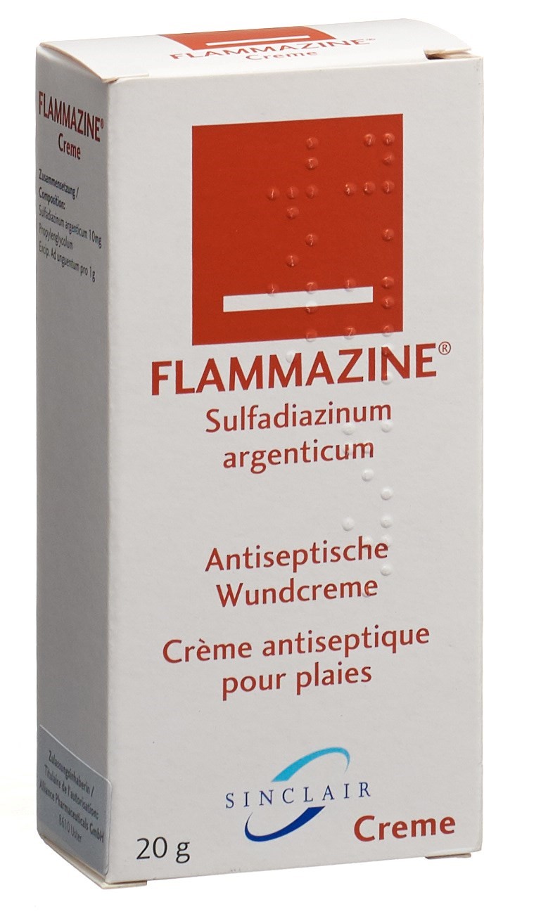 FLAMMAZINE Antiseptische Wundcreme 20 g