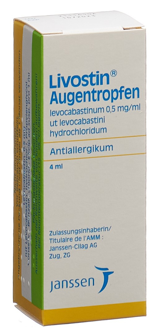 Livostin Gtt Opht 0.5 mg/ml Fl 4 ml