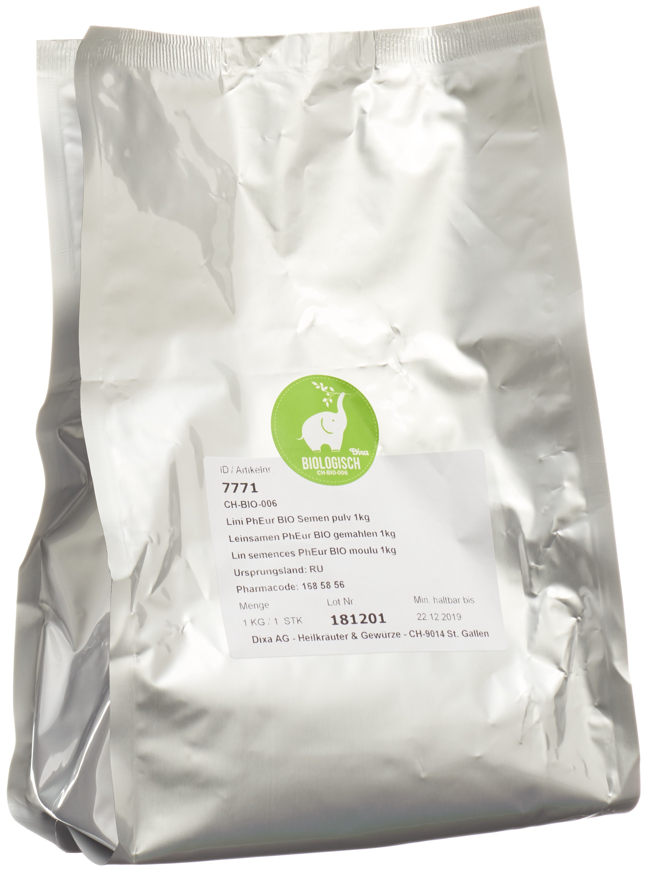 Dixa Leinsamen DIX BIO gemahlen 1 kg