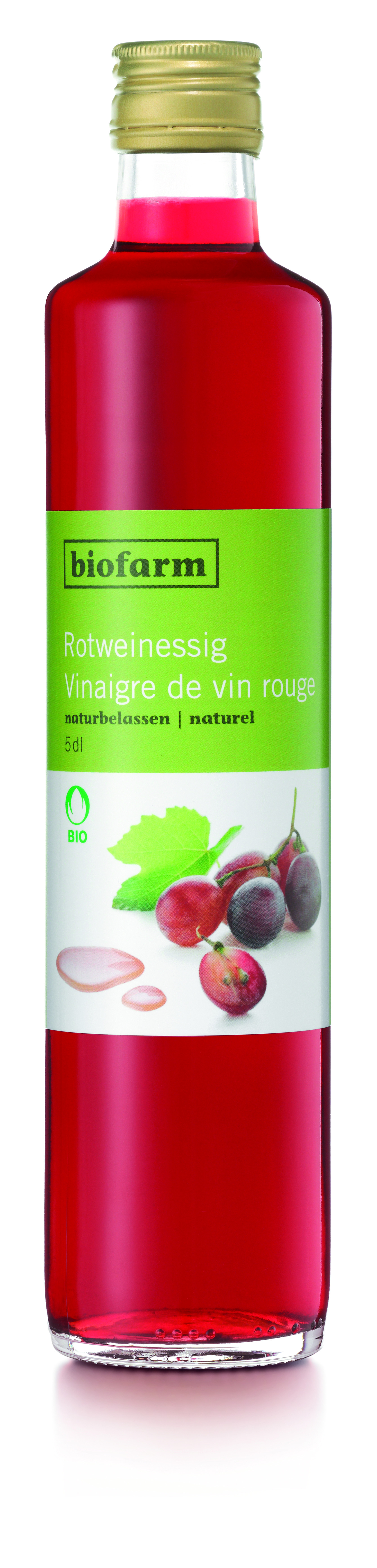 Biofarm Rotweinessig Knospe Fl 500 ml