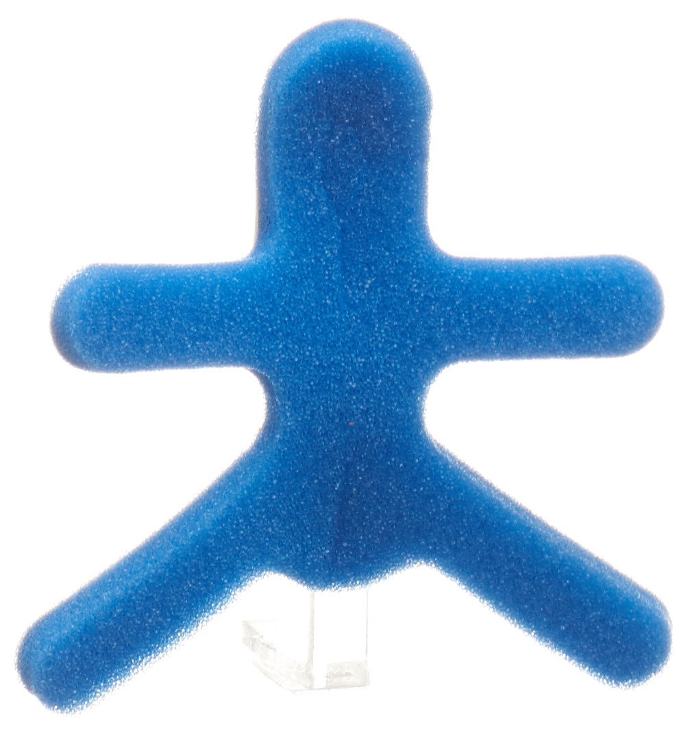 Omnimed Dalco Frog attelle de doigt L argent bleu